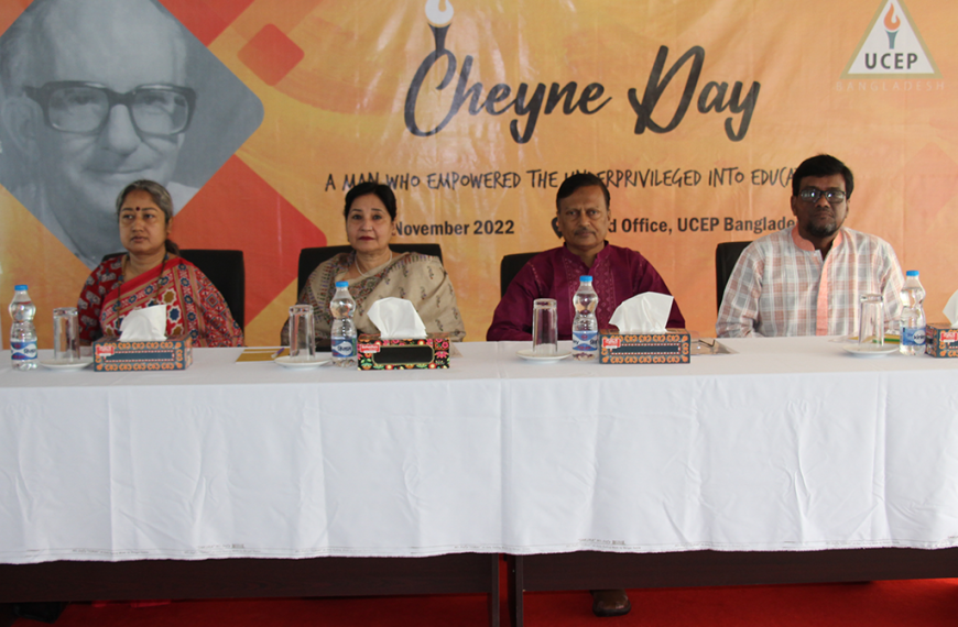 UCEP Bangladesh Celebrated the Birth Anniversary of Mr. Lindsay Allan Cheyne